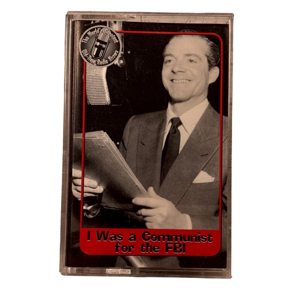 I was a communist for the FBI Cassette tape radio show Retro vintage 2003